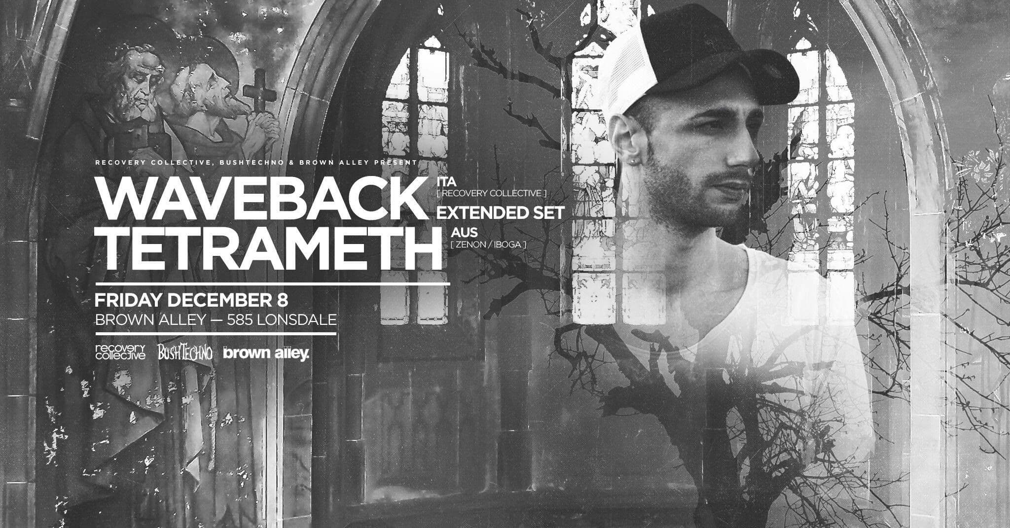 Poster for Waveback x Tetrameth