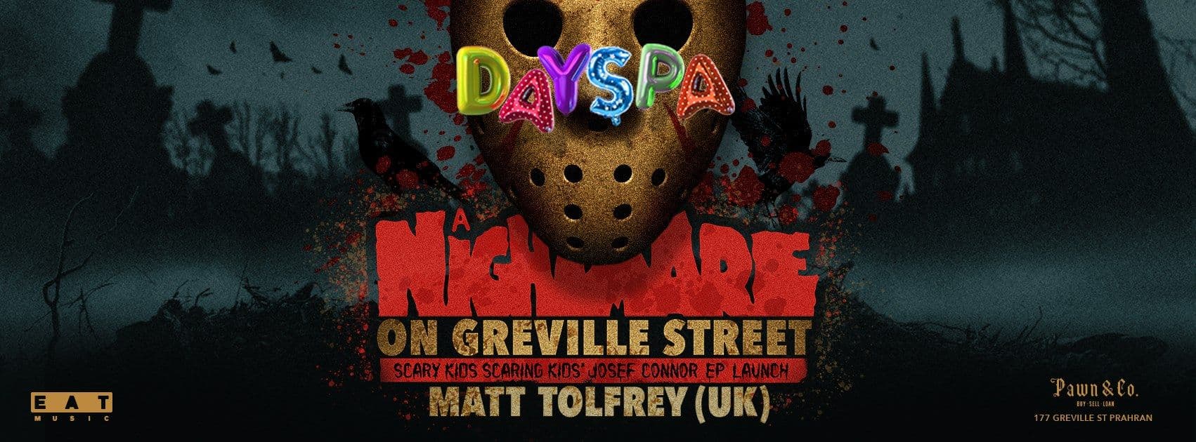 Poster for Day Spa • Nightmare On Greville Street ft. Matt Tolfrey (UK)
